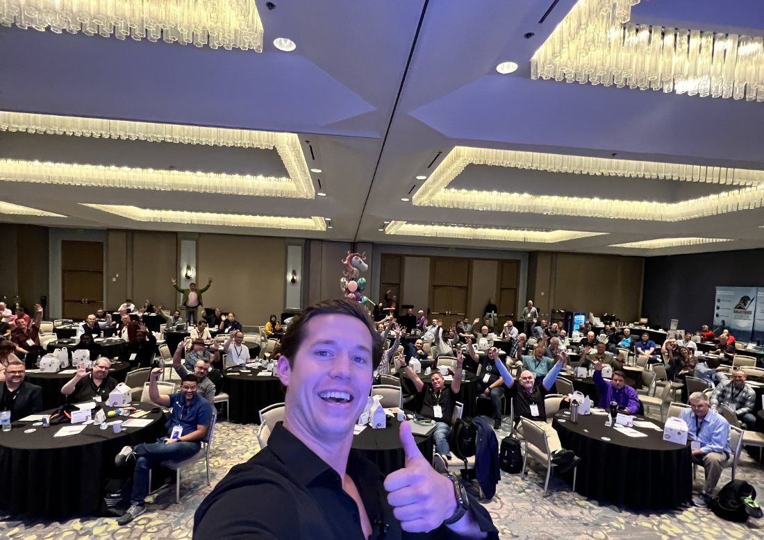A room of MSP owners at a 7 Figure MSP event